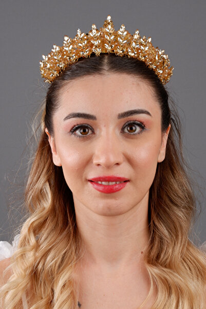 ESPEREST إكسسوار شعر على شكل تاج زفاف من الكريستال الأنيق من جوليا، إكسسوار ش...