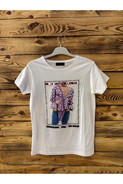 Sima Butik Women's Special Design T-Shirt