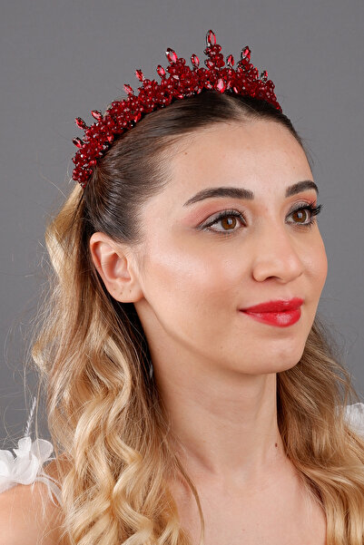 ESPEREST تاج زفاف أنيق من الكريستال من كلارا، إكسسوار شعر للعروس، مناسب لحفلا...