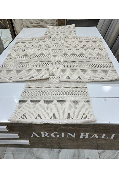 Duru Yatak Odası Halısı 3'lü Set Akrilik Halı ARGIN HALI