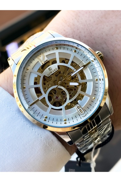 Reward Original Automatic Men Wristwatch Waterproof Steel Case Band