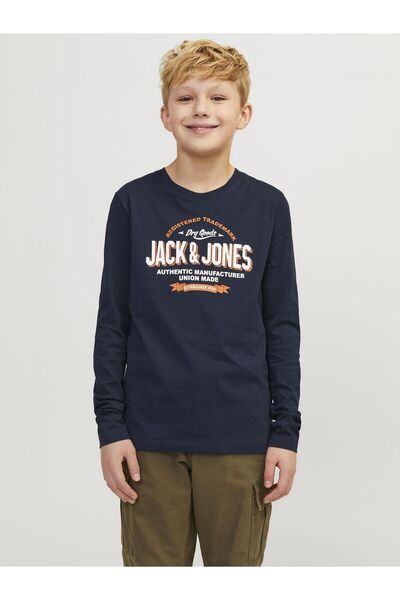 Jack & Jones Langarm-T-Shirt Logo Langarm-T-Shirt Mini