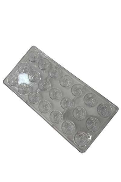 PASTRY PLANET قالب شوكولاتة بولي كربونات روز