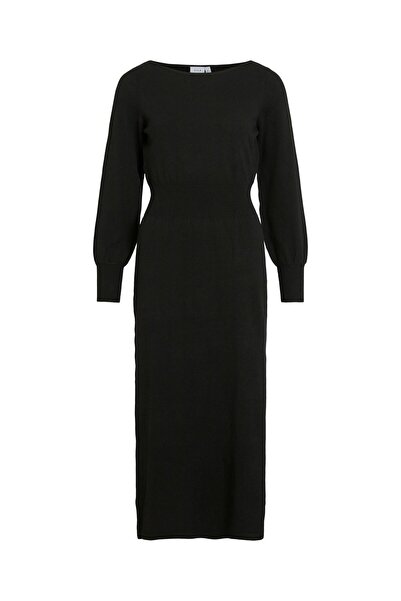 VILA Maxikleid VIKERRY U-Boot-Ausschnitt