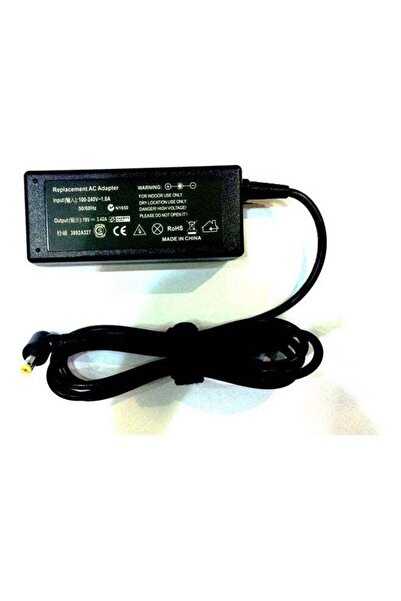 NMT شاحن محول تيار متردد بديل لجهاز Acer من Elivebuy، 19 فولت، 3.42 أمبير، 65 واط، أسود