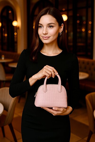 ESTUTE Trend & Lüks Kroko Mini El Çantası