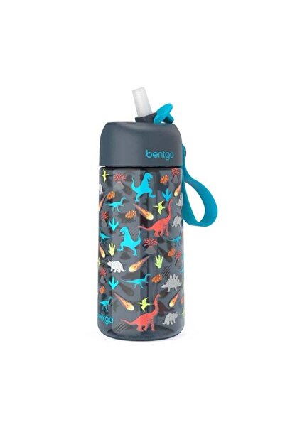 Bentgo Kids Prints Water Bottle 15 Oz. Leak Proof, BPA-Free Cups