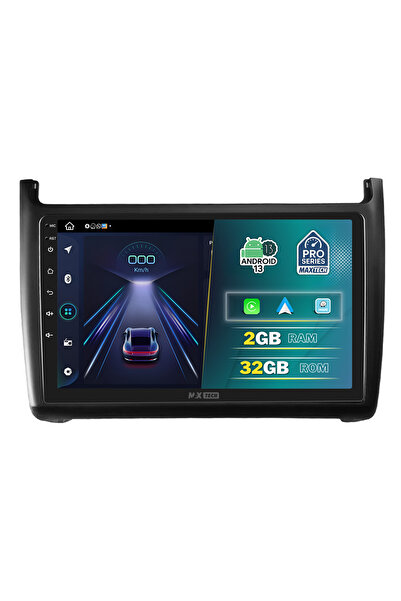 MaxTech Navigatie Volkswagen POLO 2011-2017 dedicata, 2 GB Ram 32 GB Rom, Carplay & Android auto, Ecran 9”