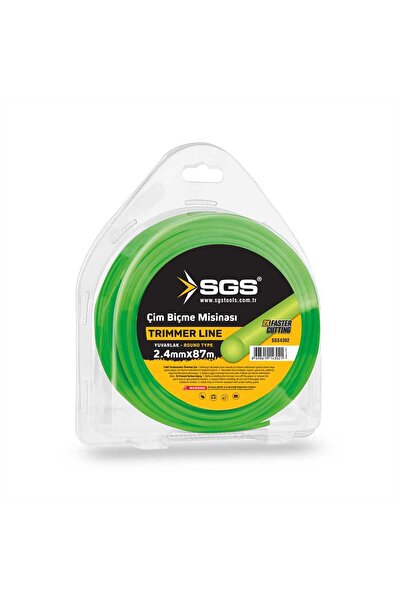 SGS TIRPAN MİSİNASI 2.4 MM 87 MT YUVARLAK (YEŞİL)