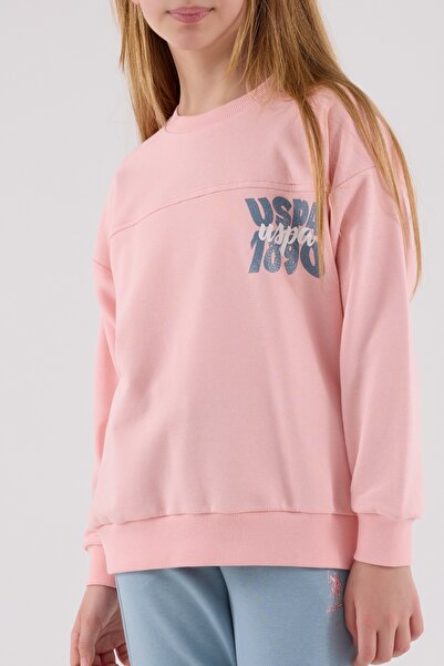 U.S. Polo Assn. Uzun Kollu Kız Çocuk Pijama Eşofman Takımı Limited
