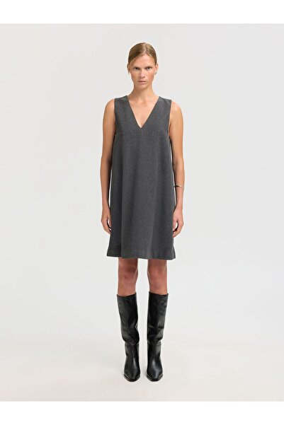 Selected Femme Midikleid Wollmix