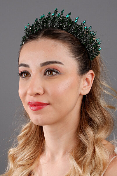 ESPEREST تاج زفاف كريستالي أنيق من داليا، إكسسوار شعر براق لحفلات الخطوبة وال...