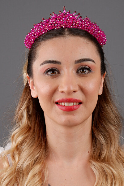 Hayalperest boncuk Margo Crystal Stone Tiara de mireasă Tiara de prințesă Acc...