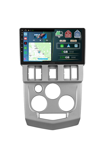 MaxTech Navigatie Dacia Logan 1 (2004-2008) dedicata, 8 GB Ram 128 GB Rom OctaCore, Carplay & Android auto