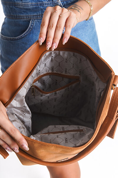 Solo Bag Women's Suede Soft Shoulder Handle Crossbody Bag