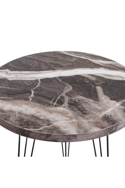 casa rosa Serving Coffee Tables Set Of 3 Pieces 34cm Wooden