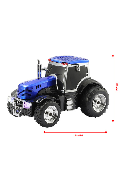 MTL Lacivert Şarjlı Nostaljik Traktör Tasarımlı Usb/Aux Çıkışlı Fm Radyolu Bl...