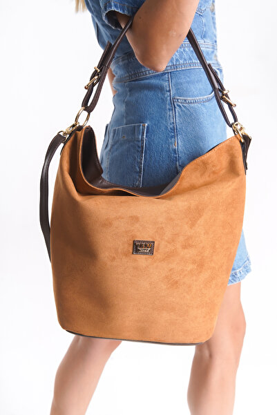 Solo Bag Women's Suede Soft Shoulder Handle Crossbody Bag