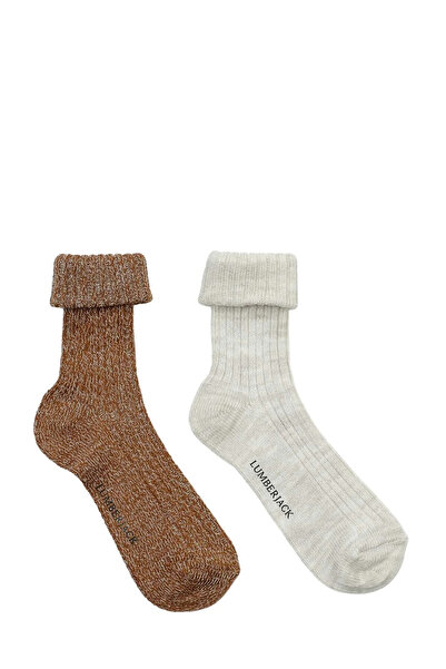 lumberjack Wl Nope Od 2 Li Skt-W 5Pr Brown Multi Women's 2-Piece Socks