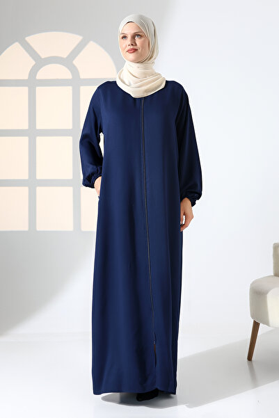 ÖNE BUTİK ΓΥΝΑΙΚΕΙΟ ΦΟΡΕΜΑ ΠΡΟΣΚΥΝΗΣΗΣ BELMANDO ΜΕ ΥΦΑΣΜΑ ΜΕ ΕΛΑΣΤΙΚΟ ΜΑΝΙΚΙΑ ΚΑΙ ΤΣΕΠΕΣ ΜΕ ΦΕΡΜΟΥΑΡ LİKAPA