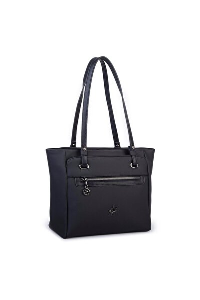 Nas Bag Women's Large Shoulder Bag Black Lacste