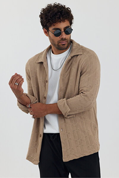 Weyeze Πλεκτό πουκάμισο με σχέδιο 19715WYZ