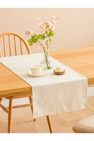 LC Waikiki Sparkling Choices from Shining Store |   Stripe Embroidered Runner 45X150 cm