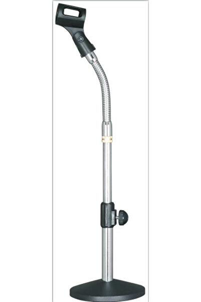 StrikingPower World Voiceover Giant Tablalı Spiralli Kürsü Tipi Mikrofon Standı - Kısa Mikrofon Sehpası