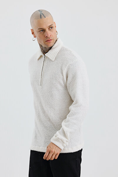 Weyeze Knitted Polo Neck Knitwear T-Shirt 32032Wyz