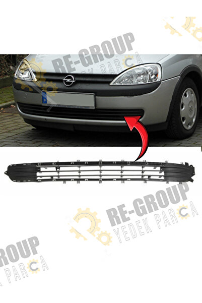 İthal OPEL CORSA C ÖN TAMPON ALT ORTA IZGARA (SİSSİZ) 2001-2003 1400676