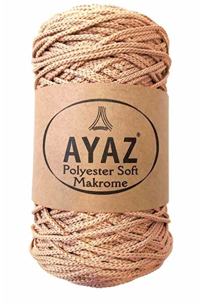Ayaz Polyester Macrame Mink 1219 Chickpeas for Making Supla Runner & American Service