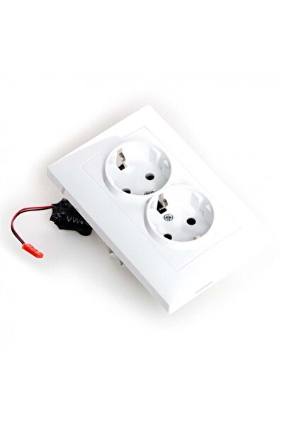 SMT SECURITY Spy Dual Wall Socket with GSM Microphone – Voice-Activated Remote Listening