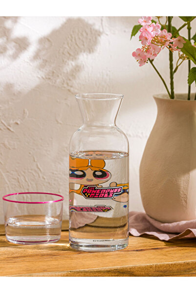 LC Waikiki Stilinizi Bize Bırakın | Powerpuff Girls Baskılı Cam Sürahi 700 ml