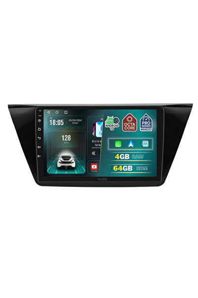MaxTech Navigatie Volkswagen Touran 2 (2015-2020) dedicata, 4 GB Ram 64 GB Ro...
