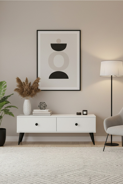 CENEYRA TSA1202B - MONA TV STAND BEYAZ 120CM