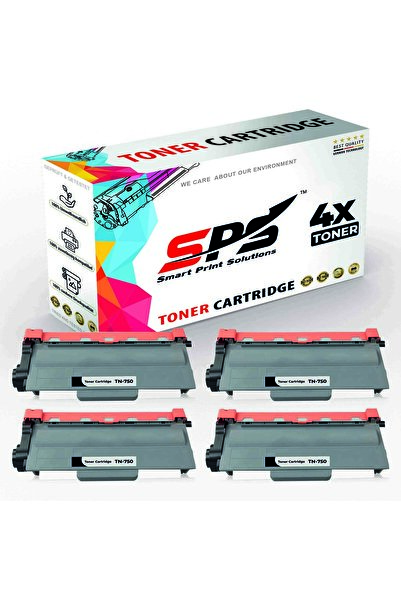 Smart Print Solutions خراطيش حبر متوافقة مع SPS لطابعات Brother | TN-750 | 4 ...