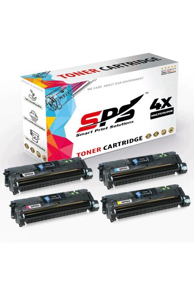 Smart Print Solutions خراطيش حبر متوافقة مع SPS لطابعات HP | Q9700A | 4 ألوان...