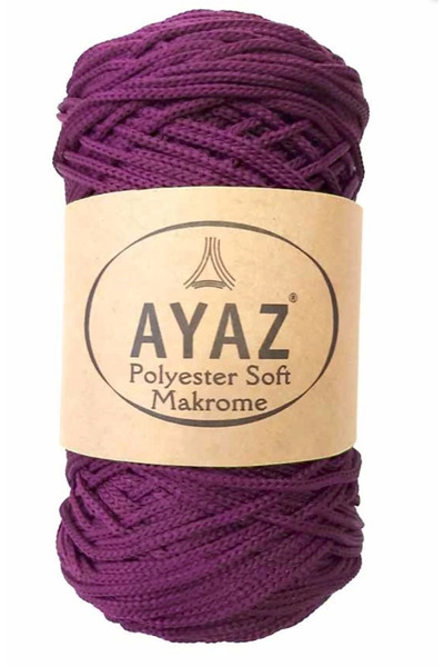 Ayaz Polyester Soft Macrame Cord 1060 Plum
