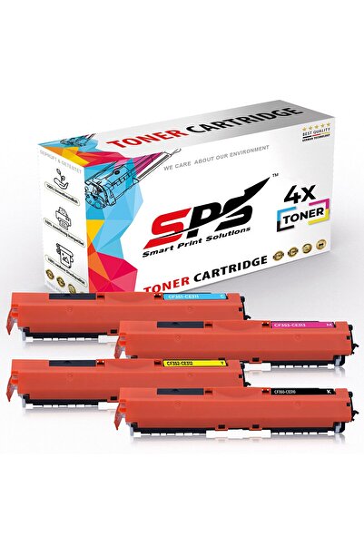 Smart Print Solutions خراطيش حبر متوافقة مع SPS لطابعات HP | ١٣٠A | ٤ ألوان م...