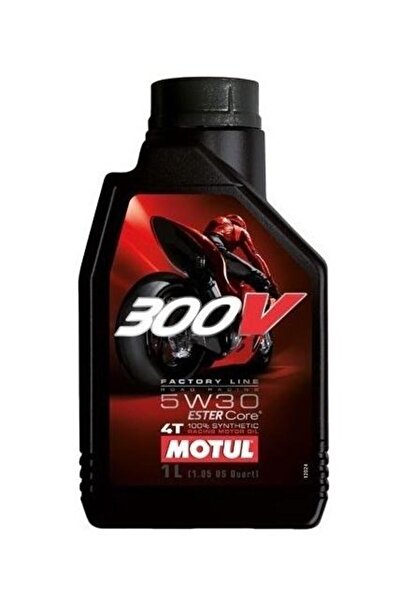 Motul Ulei de motor sintetic 4T 300V Factory Line Road Racing 5W-30, 1 litru
