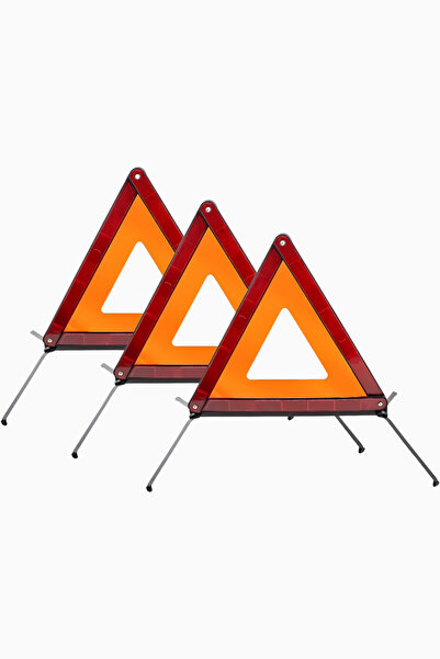 GERMAN KUPFERMAX CE Belgeli Kutulu ve Bayraklı Reflektör, Maksimum Güvenlik ve Yüksek Görünürlük, 3'lü Set