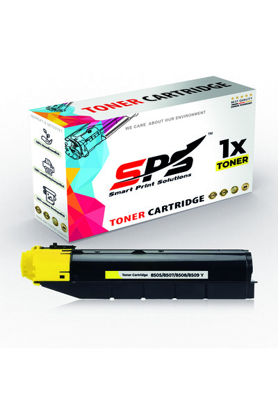 Smart Print Solutions SPS Compatible Toner Cartridges for Kyocera | TK-8508Y | 1x Yellow | Yield upto 20,000 Pages