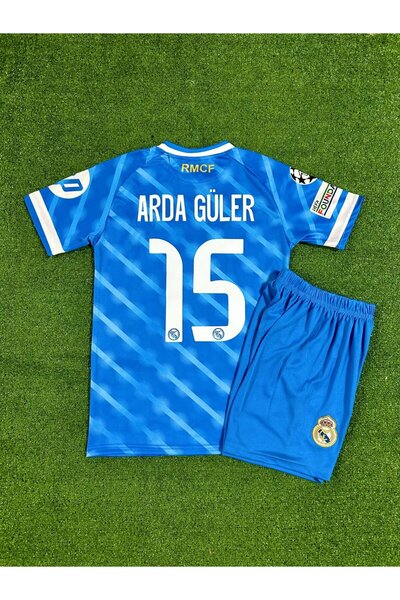 feriköy Real Madrid 2025/26 Yeni Sezon Arda Güler Alternatif Çocuk Forması ( Blue)