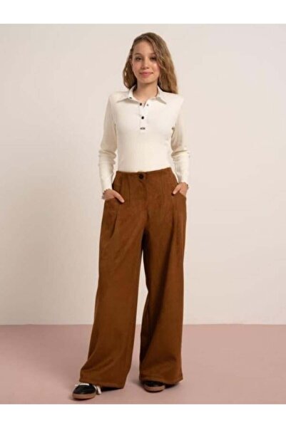 Zekids Κοριτσίστικη μπλούζα καμιζόλα με λεπτομέρεια με κουμπωτά κορδόνια