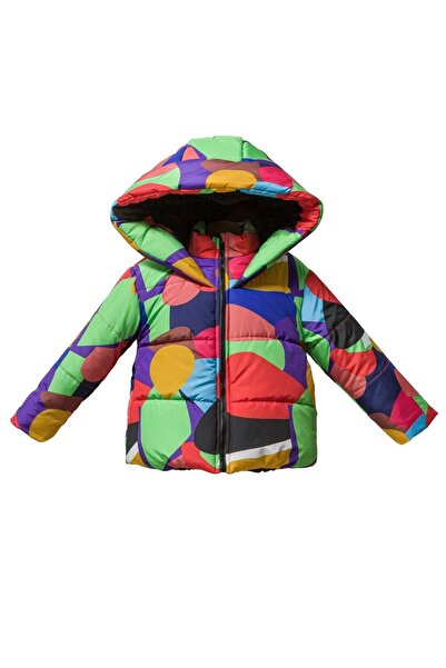HAUSEkids 2-8 Years Old Winter Bloom Unisex Children's Coat-Green