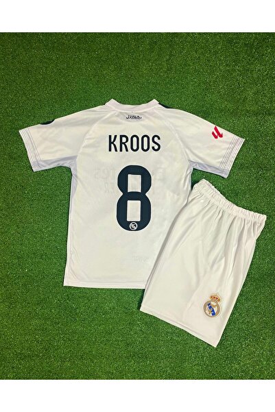 BYSPORTAKUS Real Madrid 2025/26 Yeni Sezon Toni Kross iç Saha Cocuk Forması