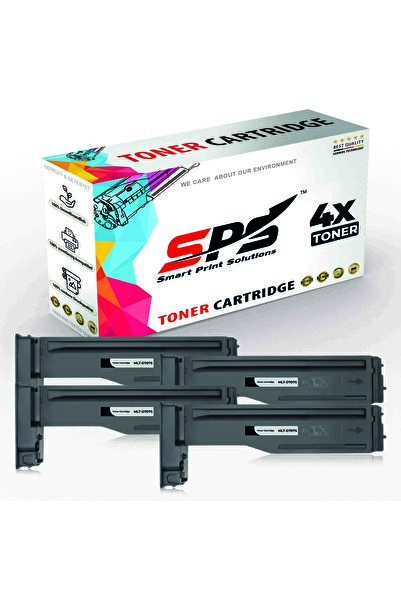 Smart Print Solutions خراطيش حبر متوافقة مع SPS لطابعات سامسونج | MLT-D707S | 4 عبوات حبر أسود | إنتاجية تصل إلى 10,000 صفحة