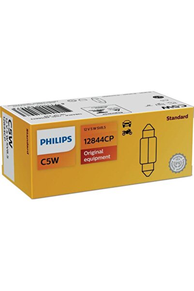 Philips Bec auto pentru plafonieră C5W 12V, SV8.5, 12844CP