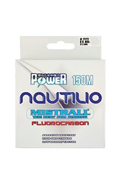 MİSTRALL Nautilio 150 m monofilament nylon, with fluorocarbon coating, invisible in water 0.16 mm