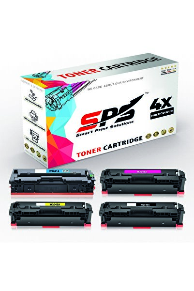 Smart Print Solutions خراطيش حبر متوافقة مع SPS لطابعات HP | 416A | 4 ألوان متعددة | إنتاجية تصل إلى 2400 صفحة